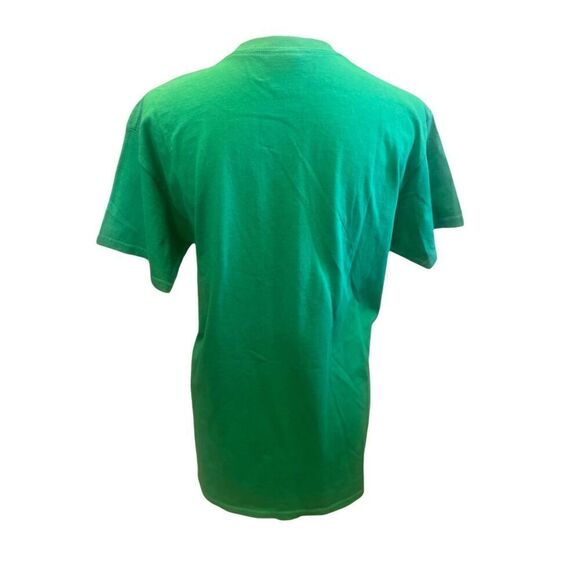 Lucky Shamrock Green Gildan 100% Pre-Shrunk Cotton T-Shirt Size M - Picture 2 of 8